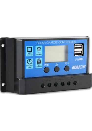 Solar Şarj Kontrol Cihazı 10A Solar Şarj Regülatörü