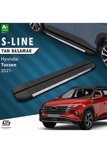 S-dizayn Hyundai Tucson 4 S-line Krom Yan Basamak 173 Cm 2021 Üze
