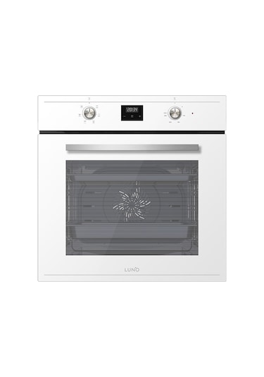 Luno Trio F6502W01 -  L335W01 -  L D34 W02620 Beyaz Ankastre Set