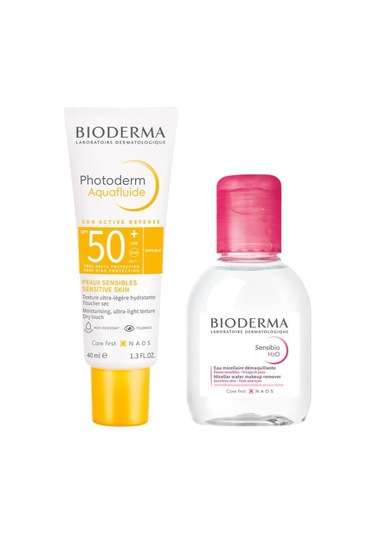 Bioderma Photoderm Aquafluid Spf50+ 40ml Ve Sensibio H2o