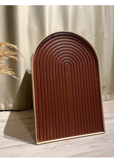 Cıgıl Wood Brown Belt Ahşap Bohem Tablo