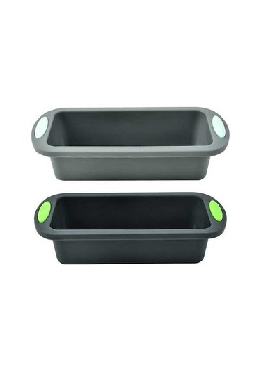 Ulzyvf Yapışmaz Ve Somun Silikon Pişirmek Koyu Köfte, Kek Kalıbı, İçin Gri Gri Ekmek, Gm Gri - Koyu Gri