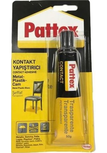 Pattex Universal Kontak Yapıştırıcı Metal Plastik Cam 50ml