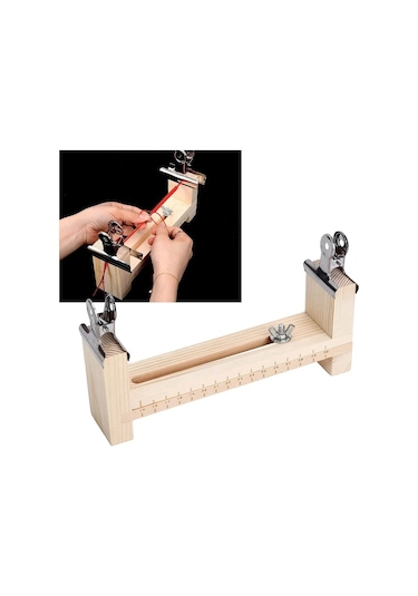 Ahşap-paracord Jig U Şekli Ölçekli Bilezik Dıy El Örgü Bilezik Jig Örgü Aracı