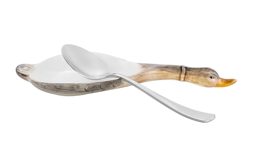 Elan Gallery Kaşık Altlığı "ördek", 26x10x2,5 Cm 17465838 Turuncu