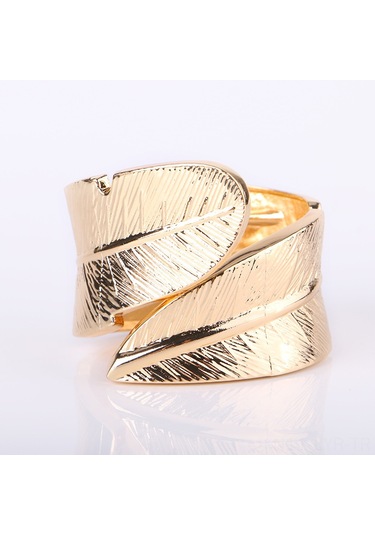 Ranyeek Yeni Yapılandırma Yaprak Desenli Metal Yaylı Pijama Kanca, Delme Yok, Lüks Perde Bağlayıcı, Altın Renk, Hafif Tip, Toptan Satış