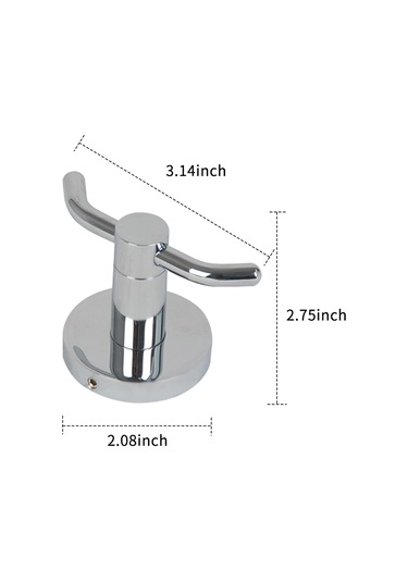 Shineyee Paslanmaz Çelik Çift Kanca - Dayanıklı Metal Konstruksiyon, Rust Ve Korozyon Karşısında Dayanıklı, Evde Düzen Ve Dekorasyon İçin Elbise, Havlu, Anahtar Vb. Asma Diğer