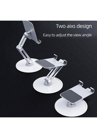 Tongxida Cbtx Boneruy L06x Telefon Standı - 360 Dönüşümlü, Koyu Gri Standı Koyu Gri