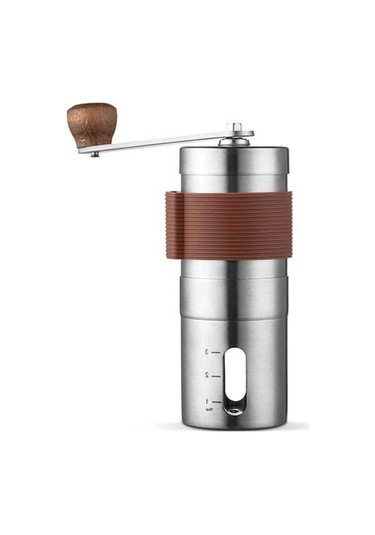 Pazly Manuel El Kahve Değirmeni, Seramik Çapaklı, Gümüş Renk Gümüş