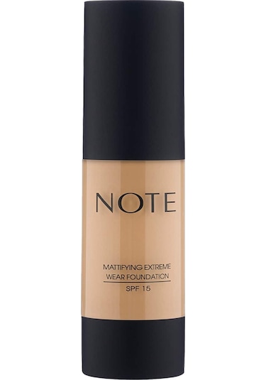 Note Cosmetics Mattifying Extreme Wear 03 Medium Beige Mat Bitişli SPF15 Kapatıcı Fondöten