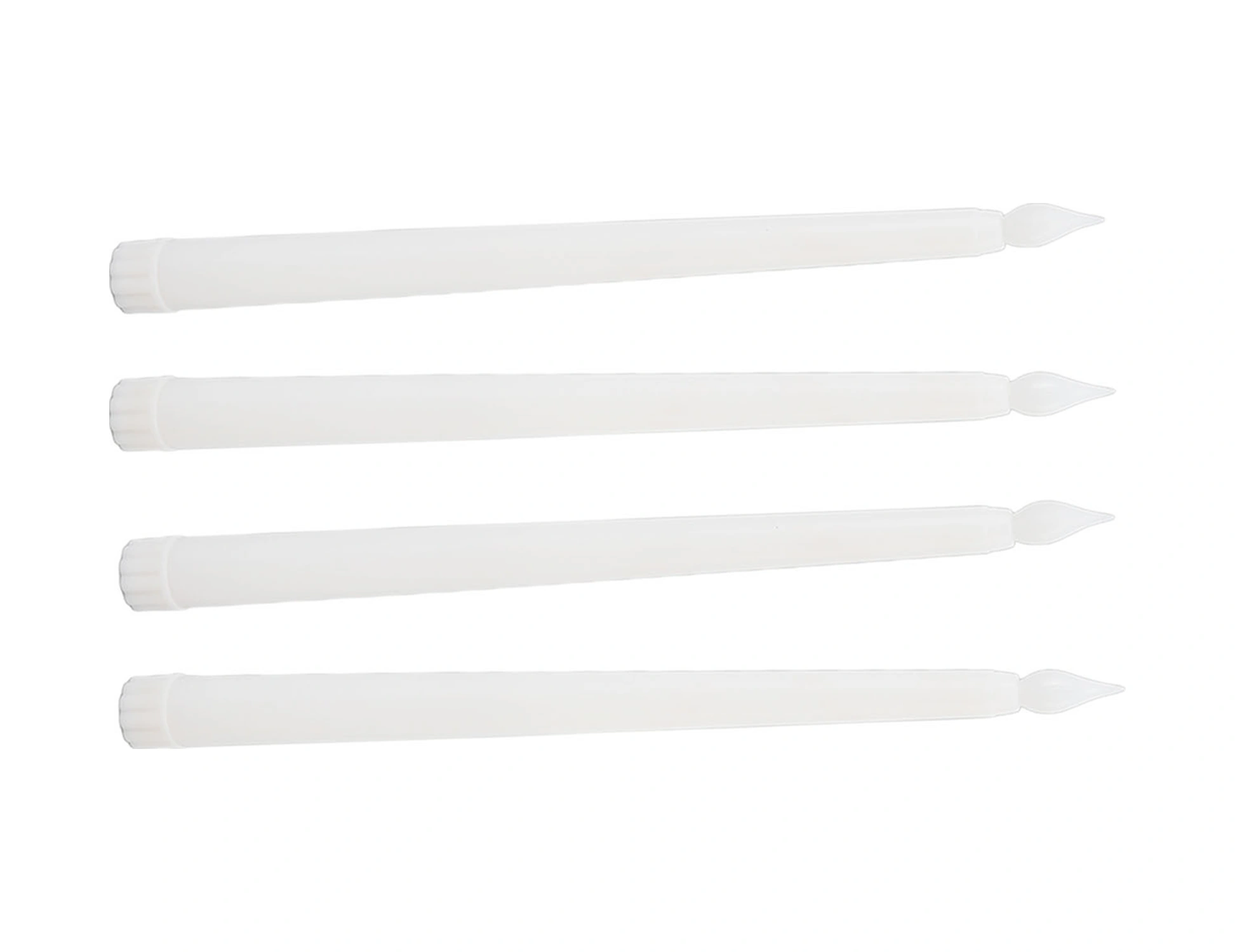 Youtek 4'lü Paket Led Mum Işıkları - Sıcak Işık, Ateşsiz, Ev/sünnet/parti Dekorasyonu Bz2902-w, Pil Yok Beyaz