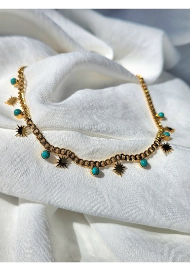 Kutup Yıldızı Model Minimal Çelik Kolye