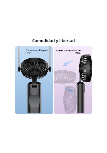 Taşınabilir Fan 5000mah Mini Usb Küçük Masa Fanı Pembe 5000mah,