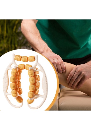 Suntek 29 Tekerlekli Bacak Masaj Silindiri Fitness Kelepçesi Kol Turuncu