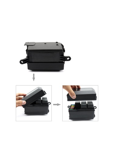 Xindoker Araçlar İçin 12 Lü Slotlu Röle Ve Sigorta Kutusu Seti - 6 Röle + 6 Sigorta 5a-30a Universal Abs Metal Malzeme Yeni Ürün