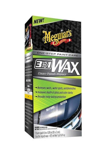 Meguiars 3'ü 1 Arada Wax Cila