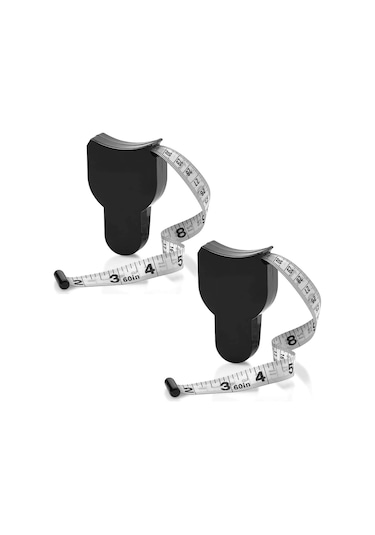 2 Adet-2 Adet Vücut Mezura Vücut Ölçümü İçin Vücut Yağ Ölçüm Aracı Kilo Kaybı İçin 60 İnç 150 Cm