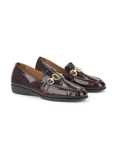 Ziya, Kadın Hakiki Deri Ayakkabı 1531050z26142209k Bordo 1531050z26142209k 400 Bordo