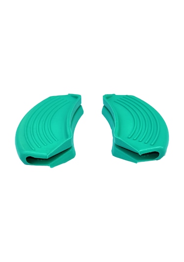 Silikon Tencere Tava Tutacağı Yanmaz Yapışmaz Tutamaç Set Turkuaz