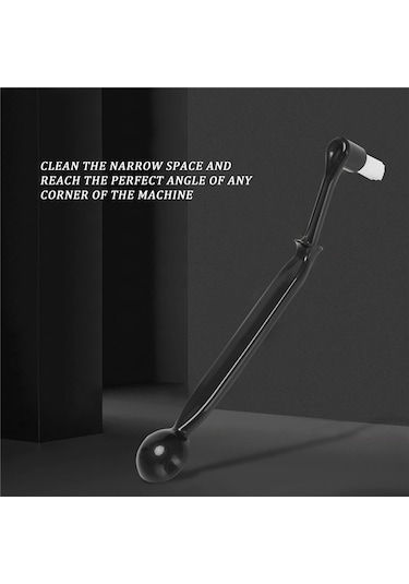 Adet Kahve Temizleme Fırçası Alet Seti Espresso Makinesi Grup Başlığı İçin Siyah&gümüş