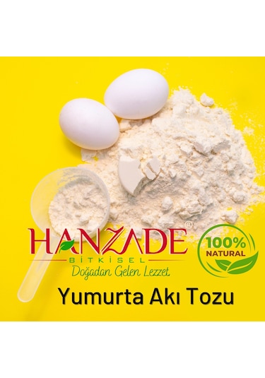 Hanzade Bitkisel Yumurta Akı Tozu Merenk Tozu 100 G