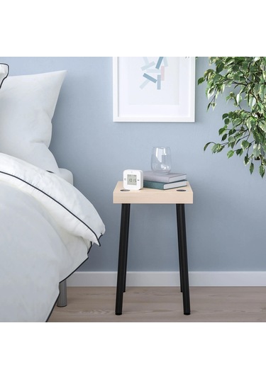 Frıdnas Mutfak Masası Takımı, Huş-siyah, 2 Tabureli