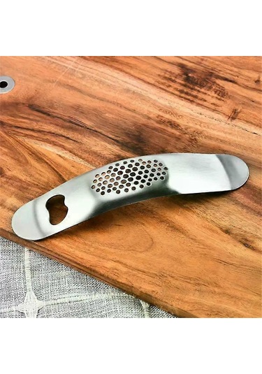 1/2/4 Adet Paslanmaz Çelik Kavisli Sarımsak Presi Kıyma Makinesi Manuel Zencefil Ezici Çok İşlevli Parçalayıcı Mutfak Meyve Sebze Stili F 1 Adet Siyah