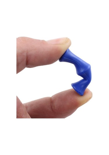 2 Çift Bowstring Parmak Koruyucular Yumuşak Silikon Okçuluk Olimpik Parmak Koruma Hızlı Ribaund Güvenli Ok Konumlandırma Okçuluk Rulo