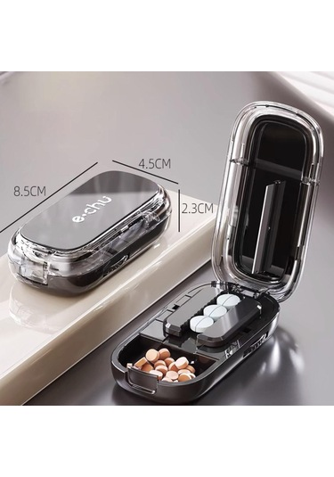 Suntek Hap Bölücü Taşınabilir Çok İşlevli Kullanışlı Siyah Yarı Siyah