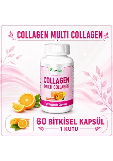 İlim Collagen Multi Collagen Takviye Edici Gıda 3 x 60 Bitkisel Kapsül