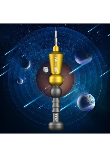 Wezone Gri Manyetik Tornavida - Saat, Telefon Ve Elektronik Tamiri İçin Uygun, 1.2 Mm Uçlu, Çelik Malzeme