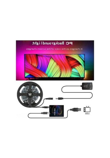 Trendooze Ambilight Ekranlı Otomatik Renkli 3m Led Arka Işıklı Şerit, 30 Led/m