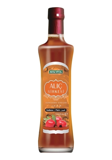 Aksu Vital Alıç Sirkesi Cam 500 ML