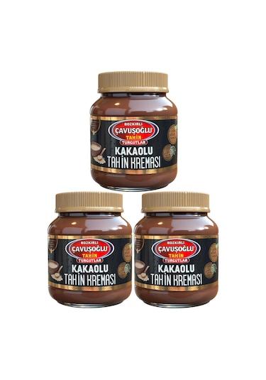 Çavuşoğlu Kakaolu Tahin Kreması 330 Gr X 3 Adet