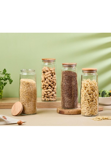 Selka Home - 4 Adet 1500 Ml. Kavanoz