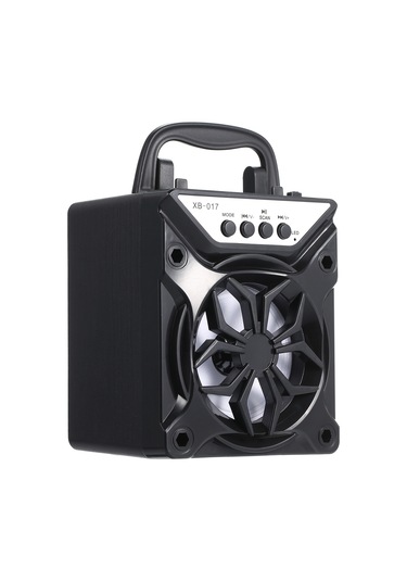 Yunboo Taşınabilir Bluetooth Hoparlör - Tf Kart Desteği, Bass Ses Kalitesi, Kare Dans İçin Siyah