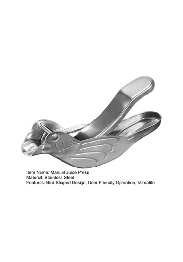 Manuel Limon Sıkacağı Paslanmaz Çelik Kuş Narenciye Misket Limonu Sıkacağı Taşınabilir Meyve Sıkacağı Gümüş