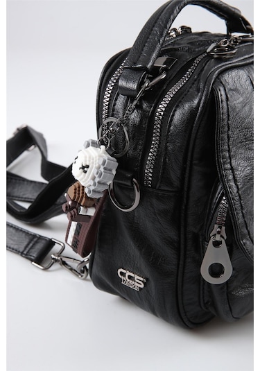Ççs 17544 Kadın Omuz Ve Sırt Çantası Siyah