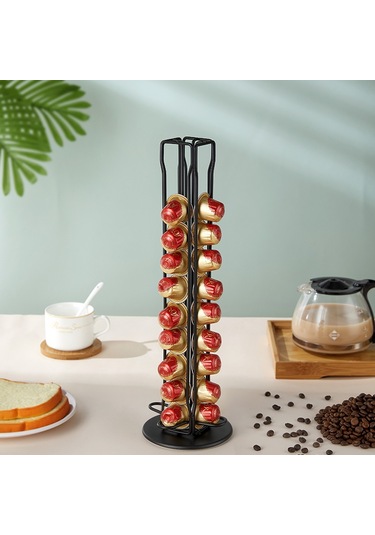 Liangmei Dönebilen 360 Derece Kahve Kapsülü Rafı Kahve Kapsülü Diğer