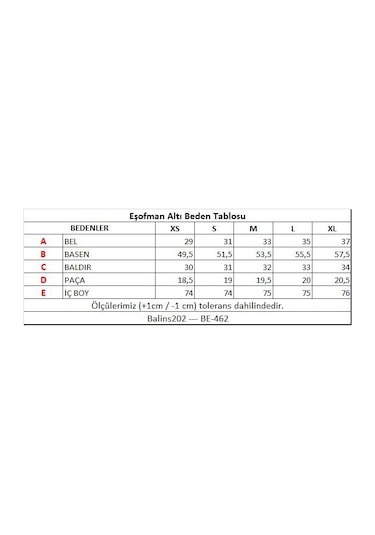Kadın 2 İplik Eşofman Altı Siyah Çok Renkli