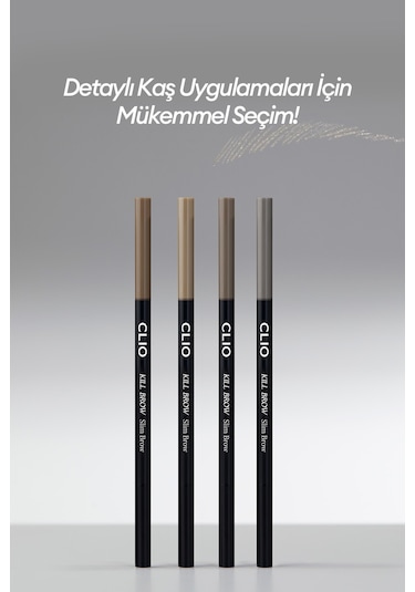Clıo Kill Brow Slim Brow 04 Cool Gray