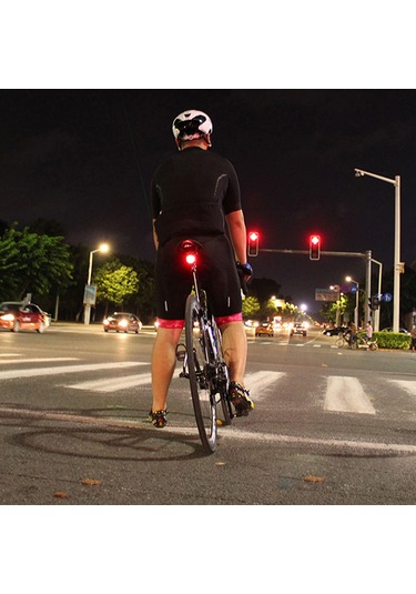 Ranyeek Usb Şarjlı Bisiklet Arka Lambası, Akıllı Fren Ve Sesli Uyarı Sistemi İle Gece Güvenliği Sağlar Çok Renkli