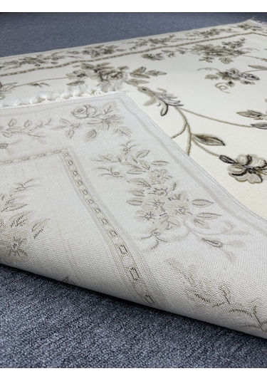 Tiffany Halı Sentez 7005 AV 150x230 Krem Kahve 4 M2 İnce Halı