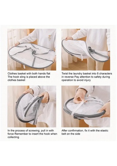 Elmpaly 1 Seviyeli Kapaklı Katlanır Gıda Kurutucu - Balık Sebze Meyve İçin Taşınabilir 3 Katlı Izgara Çerçeve Kampçılık Bahçe Kullanımı Gıda Sınıfı Polyester Ahşap