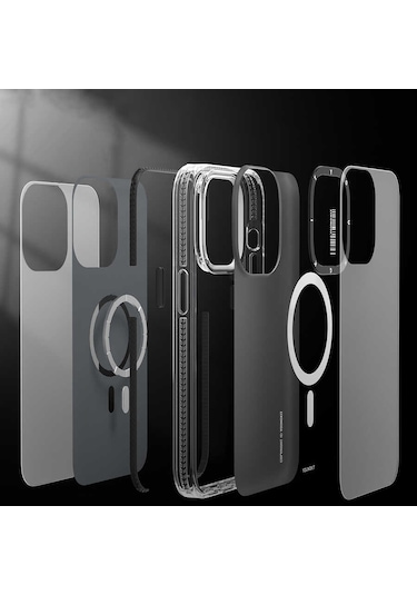 Youngkit iPhone Uyumlu 14 Plus Kılıf Magsafe Şarj Özellikli YoungKit Kamuflaj Serisi Kapak YOUNGKİT-25490