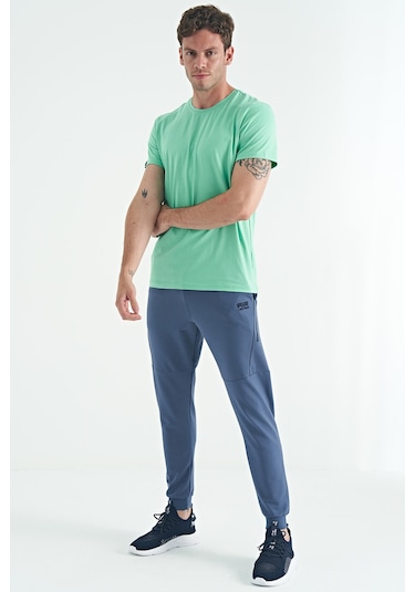 Air Jones Tommy Life Calvin Su Yeşili Basic Erkek T-shirt - 88245 SU YEŞİLİ