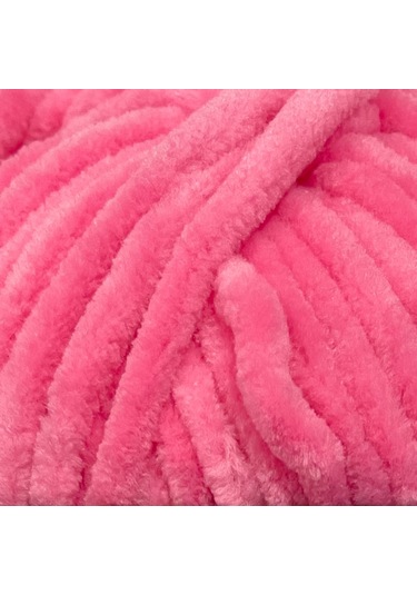 Kürkçü Han Kadife 100gr 95mt Örgü İpi Gül Pembe