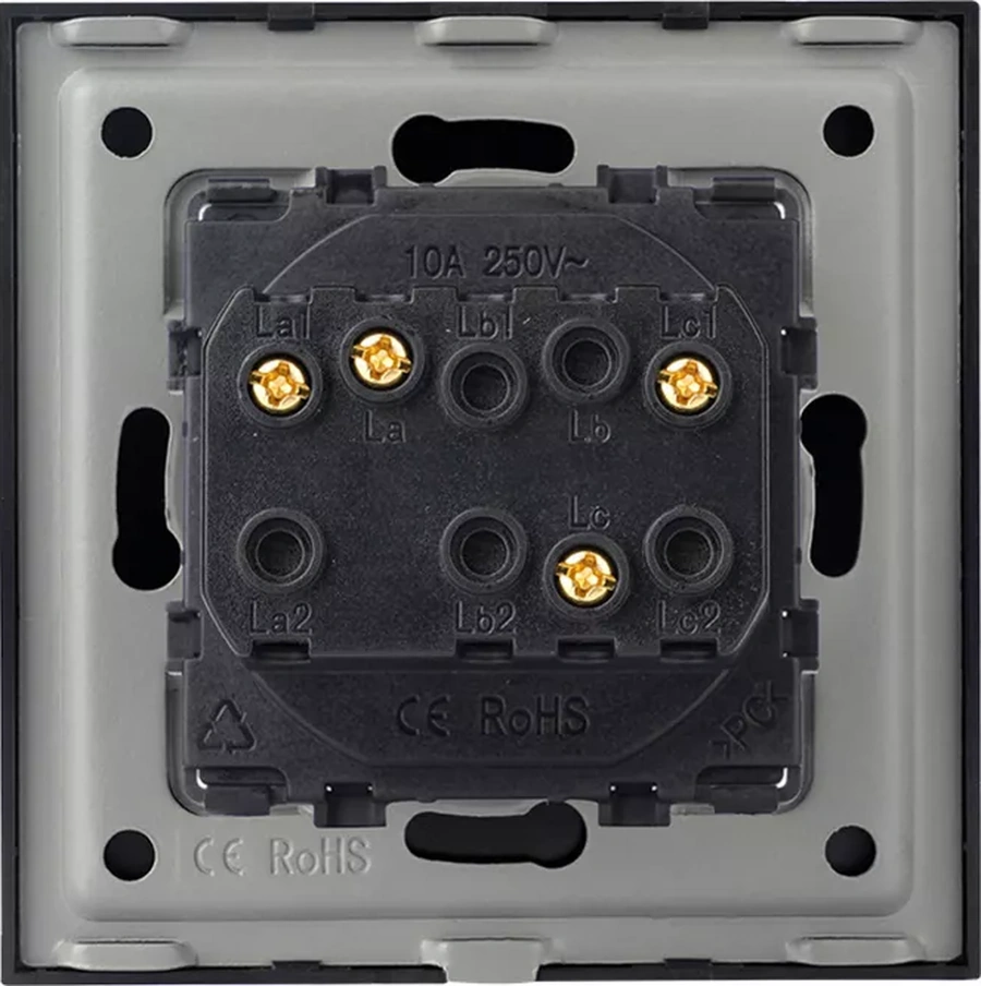 Dealuxx Cam Çerçeveli 2 Tuşlu Anahtar 194480975