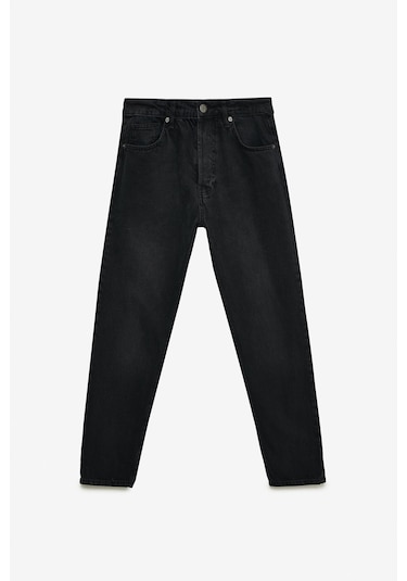 BRUNO Erkek Regular Fit Rahat Kesim Kalın Dokulu Yıkama Efektli Magic Denim Antrasit Jeans