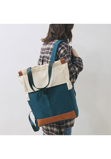 Suntek Sırt Çantası Laptop Su Geçirmez Koleji Okul Doktoru Yeşil